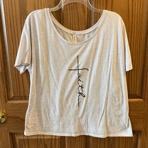 “Faith” Off one Shoulder Top!